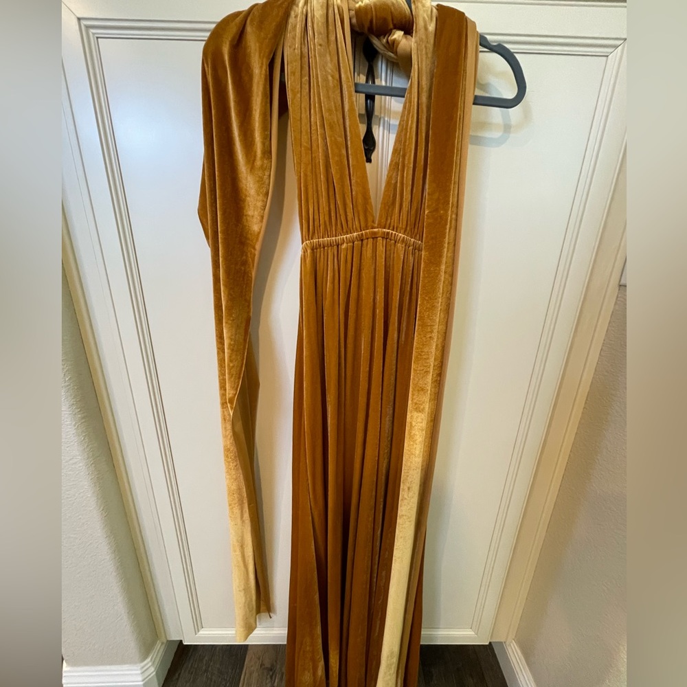 Velvet Bridesmaid dress